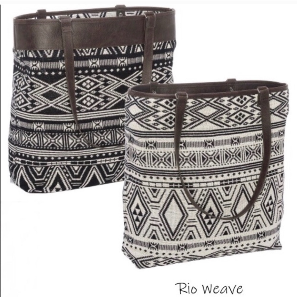 Thirty one Reversible Tote Rio Weave